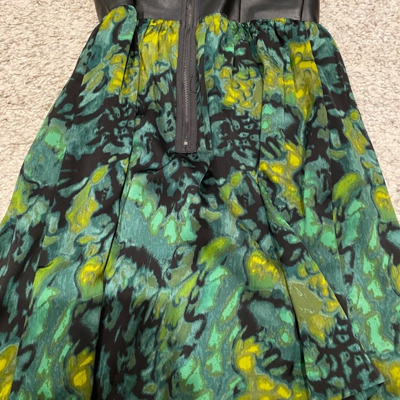 Faux Leather Mini Dress - Picture 3 of 3